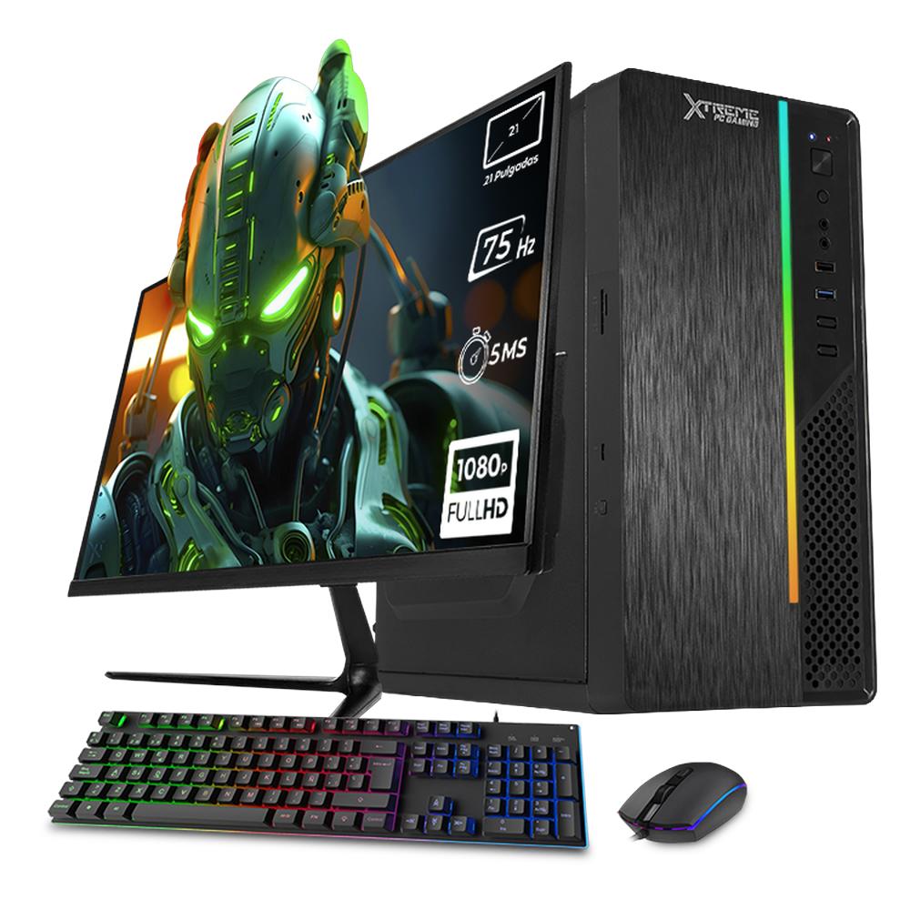 Foto 2 pulgar | Xtreme Pc Gaming Amd Radeon Vega 3 Athlon 3000g 3.5 Ghz Dual Core 16gb Ssd 500gb Monitor 21.5 75hz Wifi Ultron Black