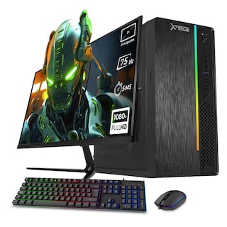 Foto 1 | Xtreme Pc Gaming Amd Radeon Vega 3 Athlon 3000g 3.5 Ghz Dual Core 16gb Ssd 500gb Monitor 21.5 75hz Wifi Ultron Black