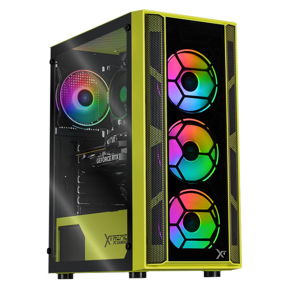 Foto 2 pulgar | Xtreme Pc Gaming Geforce Rtx 4060 Amd Ryzen 7 5700 32gb Ssd 1tb Wifi Kronos Neon Green