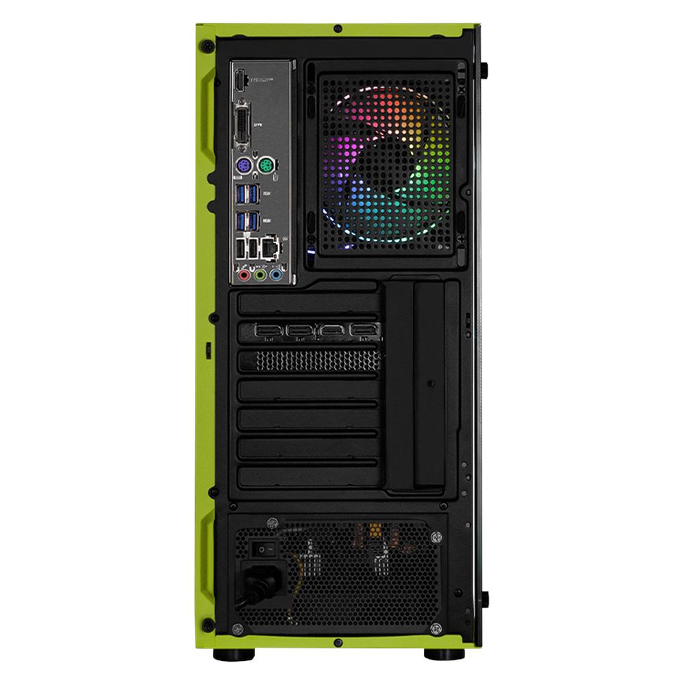 Foto 4 pulgar | Xtreme Pc Gaming Geforce Rtx 4060 Amd Ryzen 7 5700 32gb Ssd 1tb Wifi Kronos Neon Green