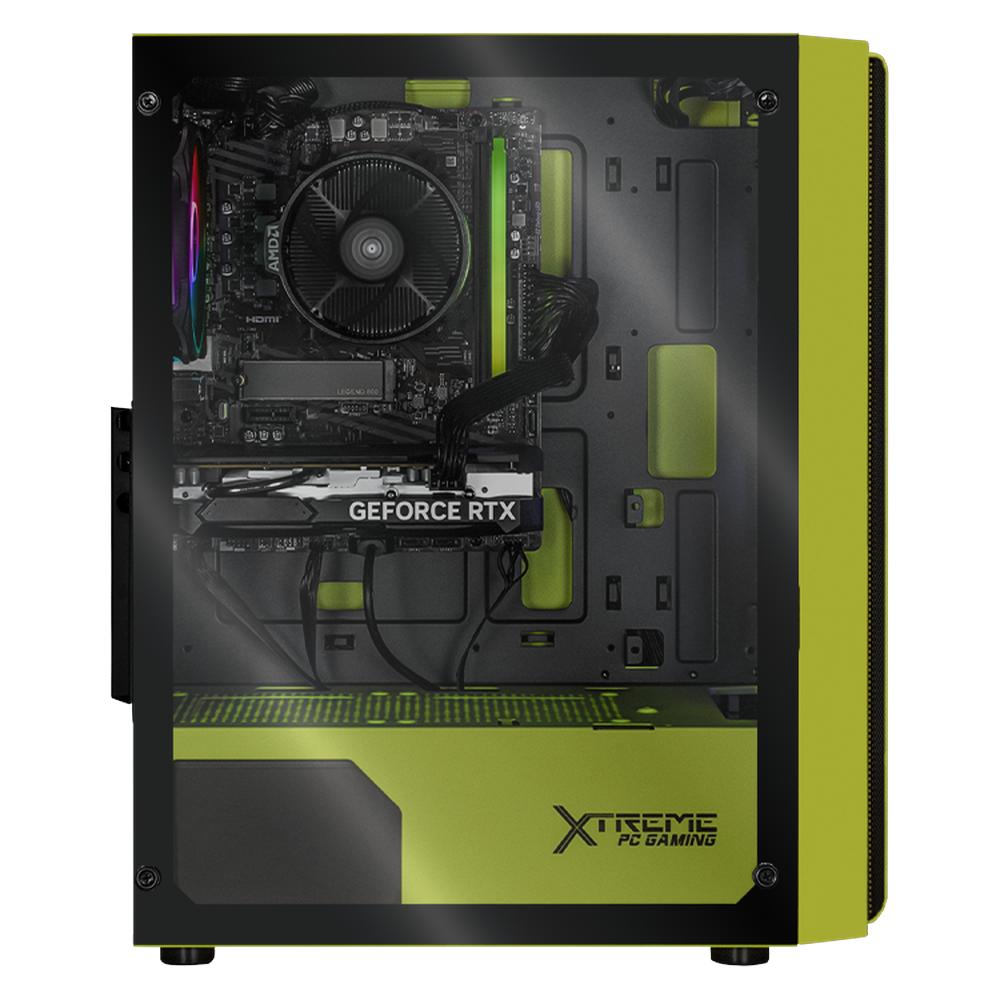 Foto 5 pulgar | Xtreme Pc Gaming Geforce Rtx 4060 Amd Ryzen 7 5700 32gb Ssd 1tb Wifi Kronos Neon Green
