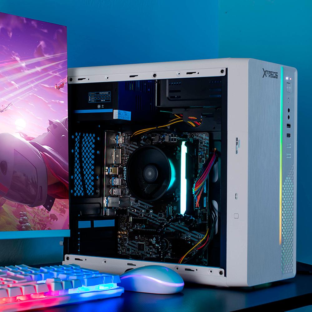 Foto 7 pulgar | Xtreme Pc Gaming Amd Radeon Vega 8 Ryzen 3 3200g 3.6 Ghz Quad Core 16gb Ssd 500gb Wifi Ultron White