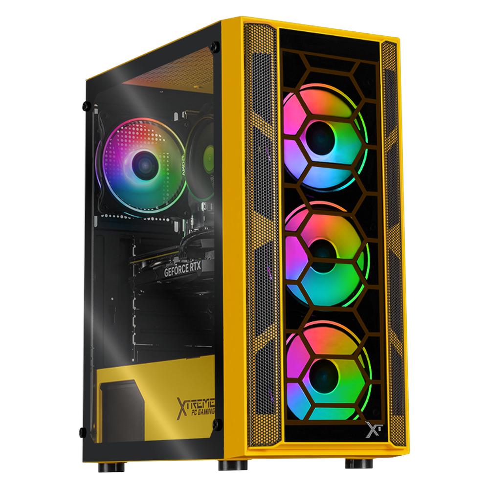 Foto 2 pulgar | Xtreme Pc Gaming Geforce Rtx 4060 Amd Ryzen 7 5700 32gb Ssd 1tb Wifi Kronos Yellow