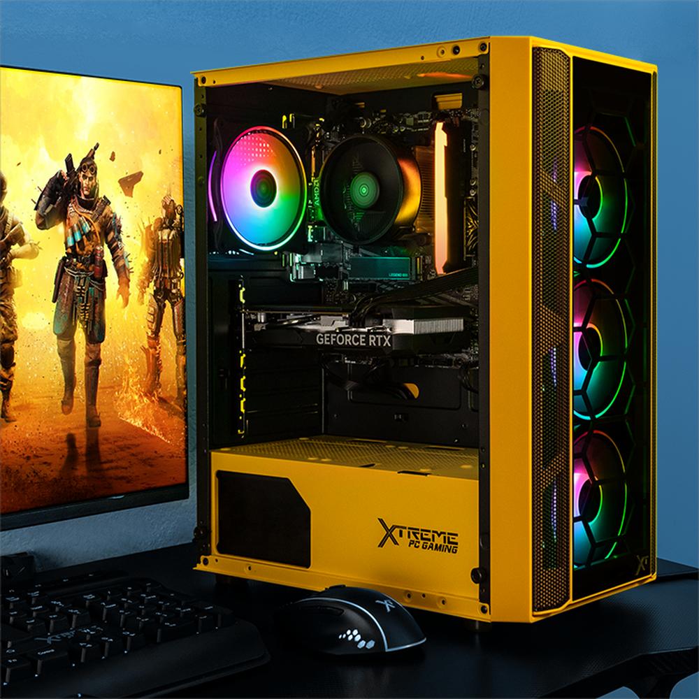 Foto 7 pulgar | Xtreme Pc Gaming Geforce Rtx 4060 Amd Ryzen 7 5700 32gb Ssd 1tb Wifi Kronos Yellow