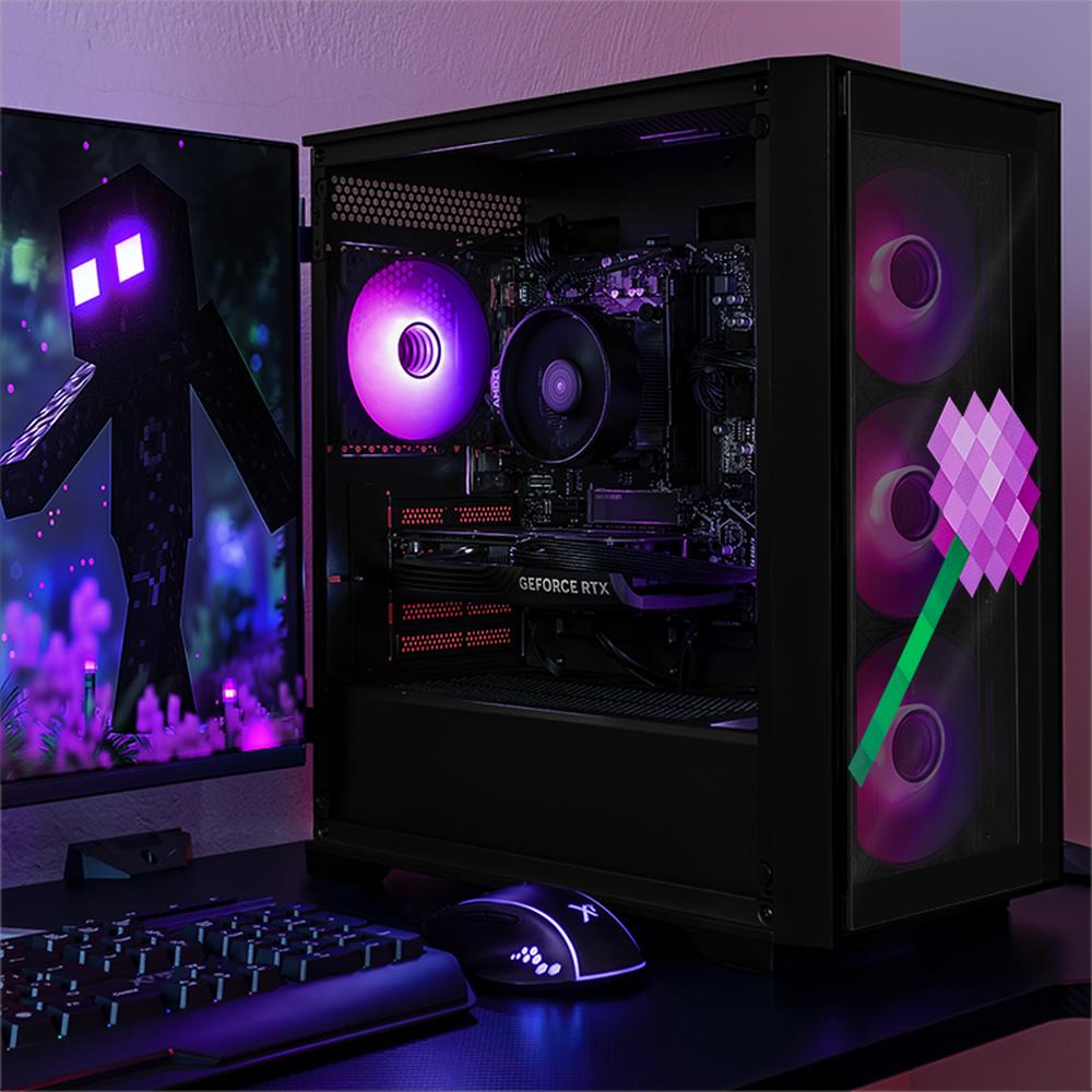 Foto 7 pulgar | Xtreme Pc Gaming Geforce Rtx 4060 Amd Ryzen 7 5700 32gb Ssd 1tb Wifi Minecraft Enderman