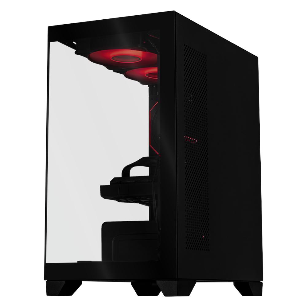 Foto 3 pulgar | Xtreme Pc Gaming Amd Radeon Rx 6600 Ryzen 5 5500 32gb Ssd 1tb Wifi Black