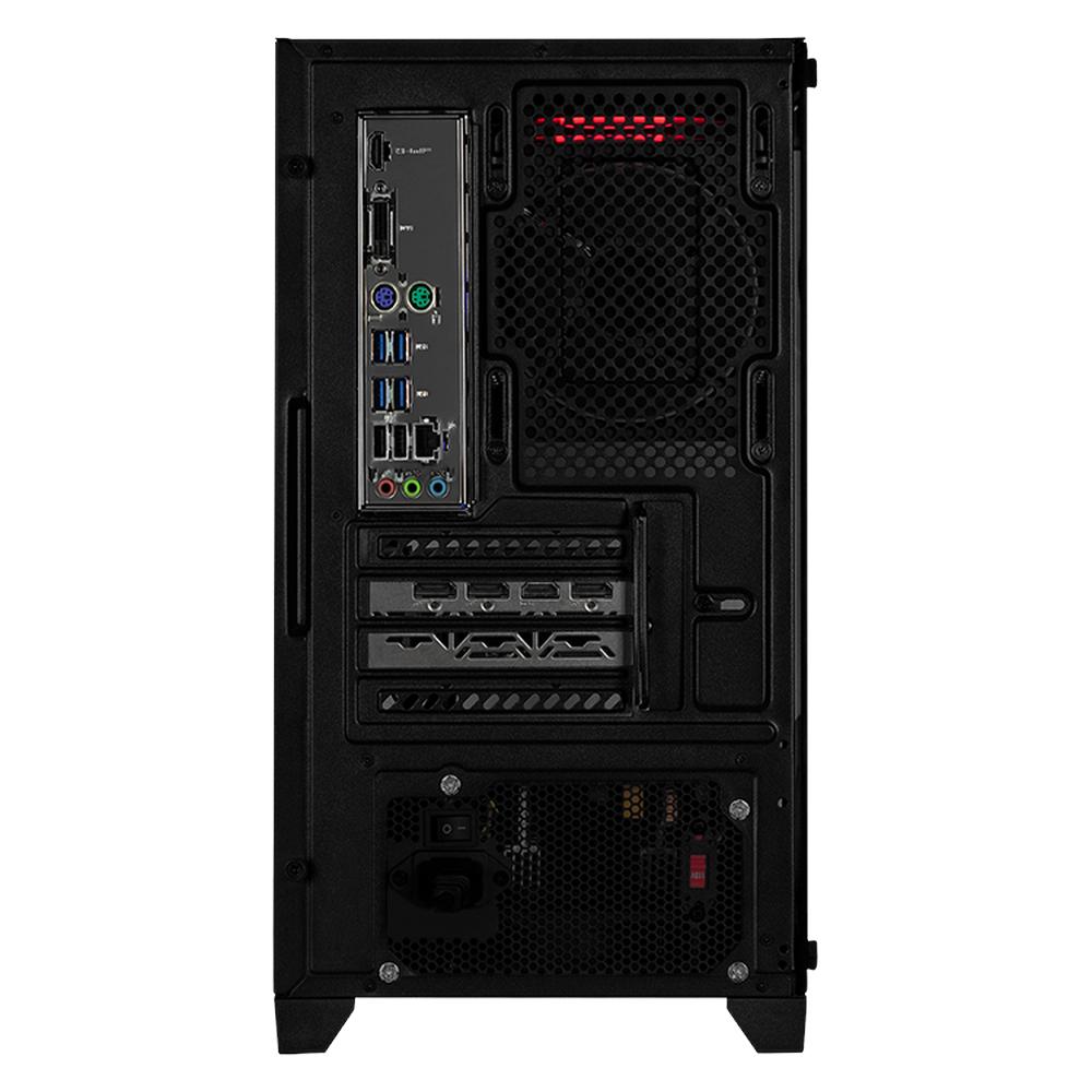 Foto 4 pulgar | Xtreme Pc Gaming Amd Radeon Rx 6600 Ryzen 5 5500 32gb Ssd 1tb Wifi Black