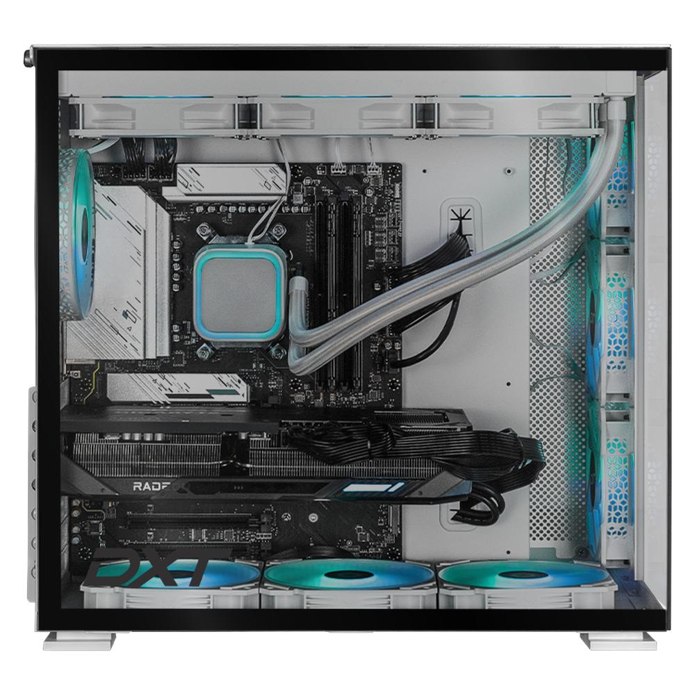 Foto 5 pulgar | Pc Gamer Dxtgaming Amd Radeon Rx 9070 Xt Ryzen 7 9800x3d 64gb Ddr5 Ssd 2tb Sistema Liquido Wifi Silver