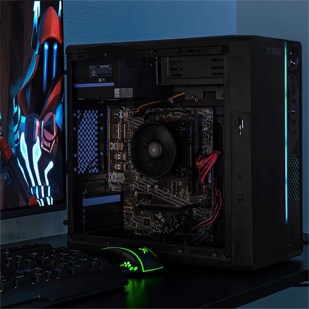 Foto 7 pulgar | Xtreme Pc Gaming Amd Radeon Vega 7 Amd Ryzen 5 5600g 16gb Ssd 500gb Wifi Black