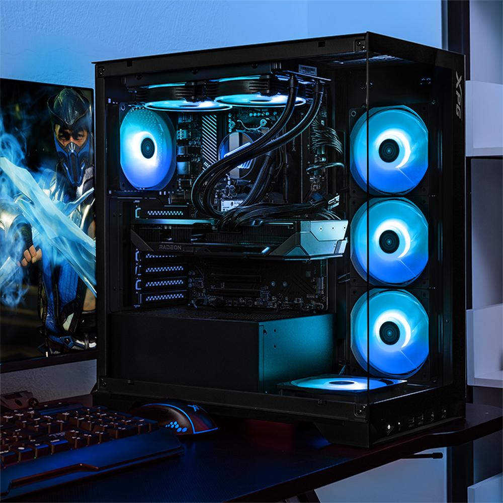 Foto 6 | Xtreme Pc Gaming Xpg Amd Radeon Rx 9070 Ryzen 7 9700x 32gb Ddr5 Ssd 1tb Sistema Liquido Wifi Black