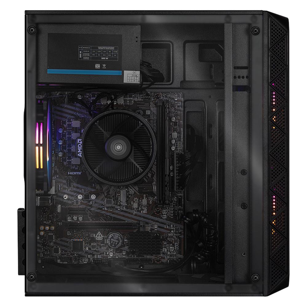Foto 5 pulgar | Xtreme Pc Gaming Amd Radeon Vega 7 Amd Ryzen 5 5600g 16gb Ssd 500gb Wifi Black