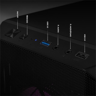 Foto 5 | Xtreme Pc Gaming Amd Radeon Vega 7 Amd Ryzen 5 5600g 16gb Ssd 500gb Wifi Black