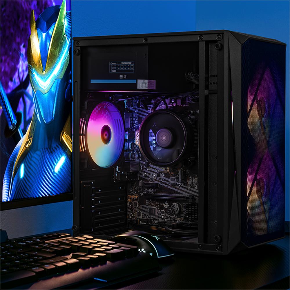 Foto 7 pulgar | Xtreme Pc Gaming Amd Radeon Vega 7 Amd Ryzen 5 5600g 16gb Ssd 500gb Wifi Black