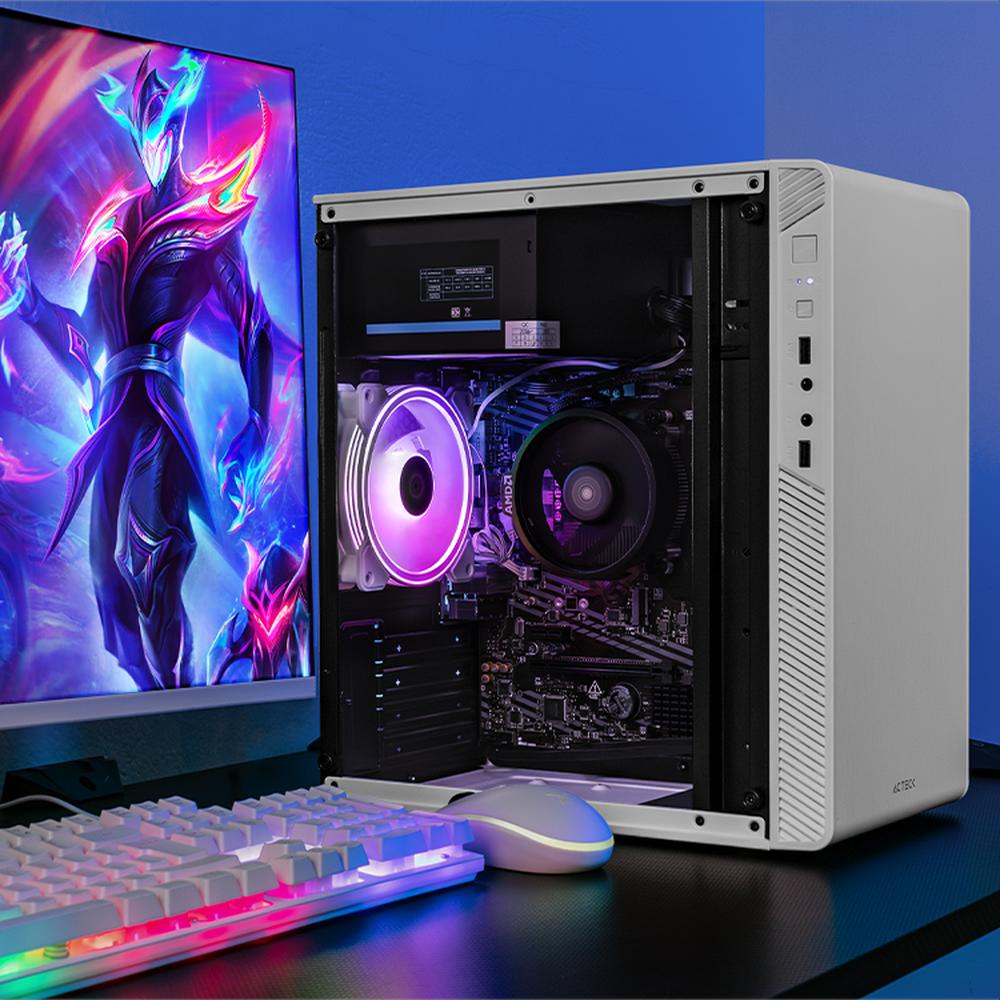 Foto 7 pulgar | Xtreme Pc Gaming Amd Radeon Vega Renoir Ryzen 3 5300g 16gb Ssd 500gb Wifi White