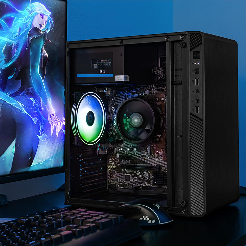 Foto 7 pulgar | Xtreme Pc Gaming Amd Radeon Vega Renoir Ryzen 3 5300g 16gb Ssd 500gb Wifi Black
