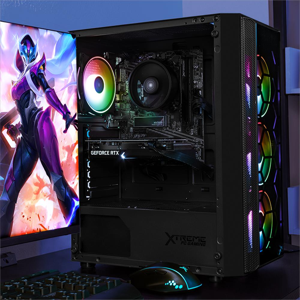Foto 6 | Xtreme Pc Gaming Geforce Rtx 3060 Amd Ryzen 5 5500 16gb Ssd 1tb Wifi Black
