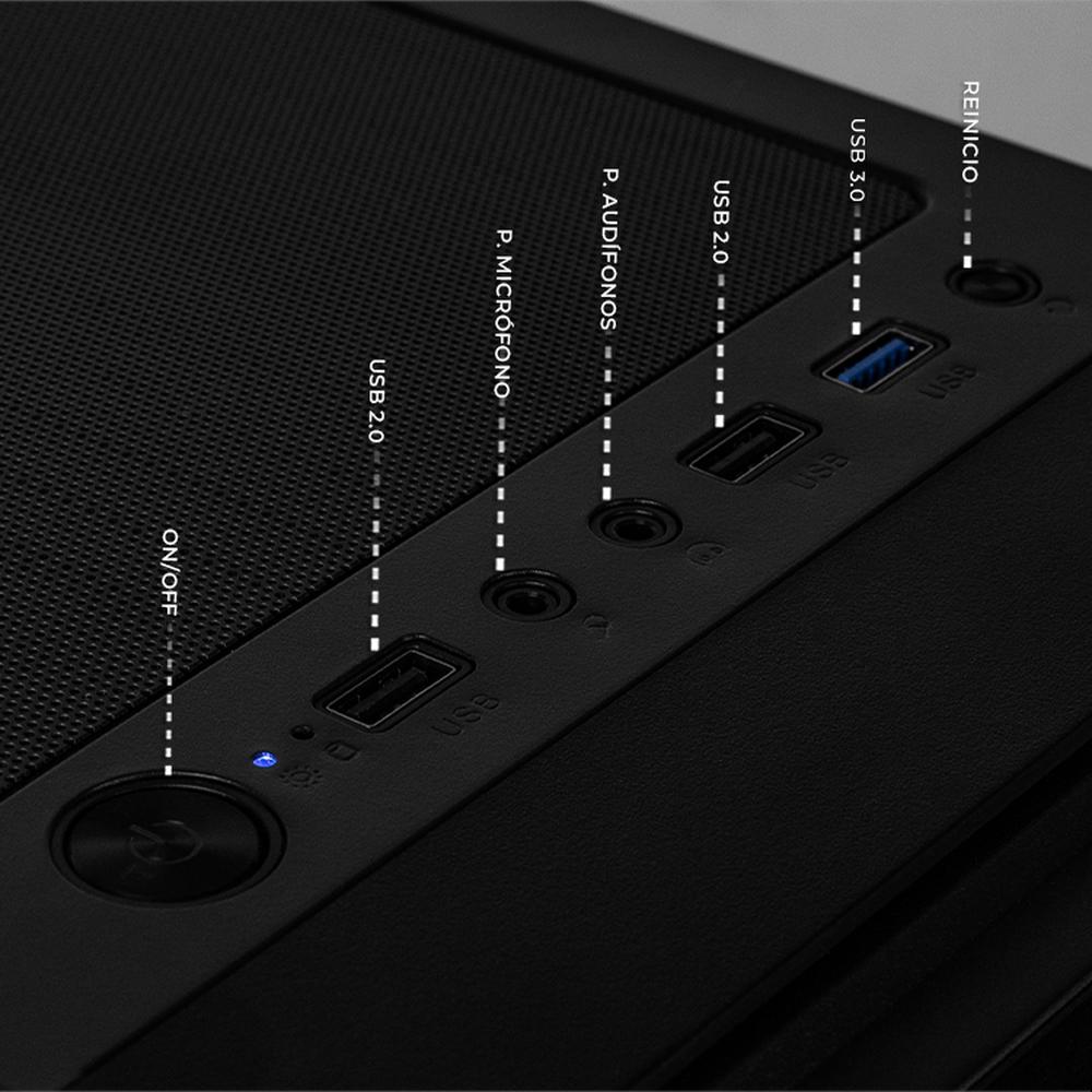 Foto 6 pulgar | Xtreme Pc Gaming Amd Radeon 740m Ryzen 5 8500g 16gb Ddr5 Ssd 500gb Wifi Black