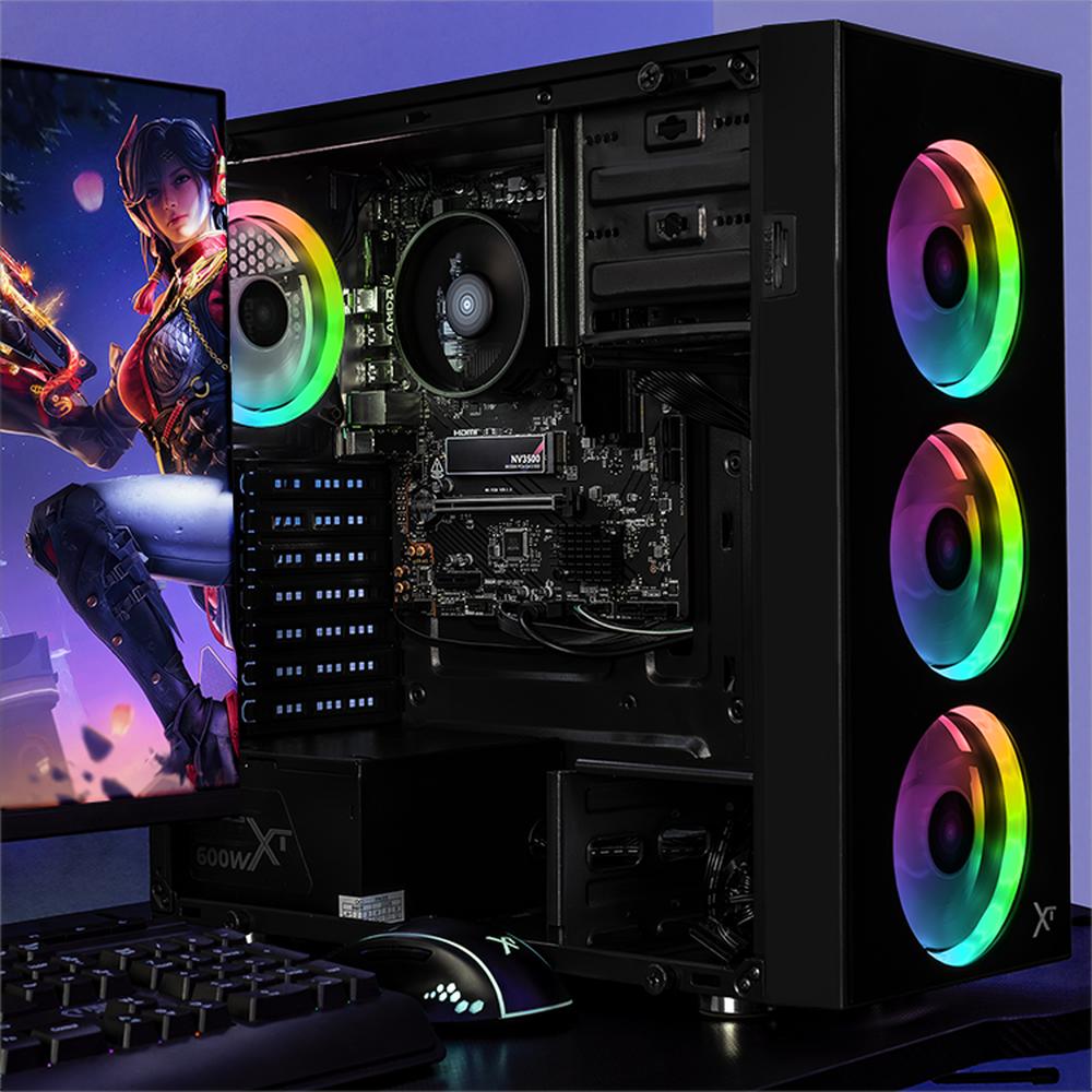Foto 7 pulgar | Xtreme Pc Gaming Amd Radeon 740m Ryzen 5 8500g 32gb Ddr5 Ssd 1tb Wifi Black