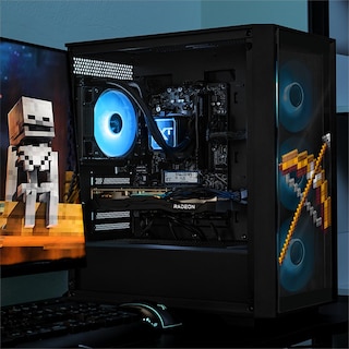 Foto 6 | Xtreme Pc Gaming Amd Radeon Rx 7600 Ryzen 7 5700g 32gb Ssd 1tb Sistema Liquido Wifi Minecraft Skeleton