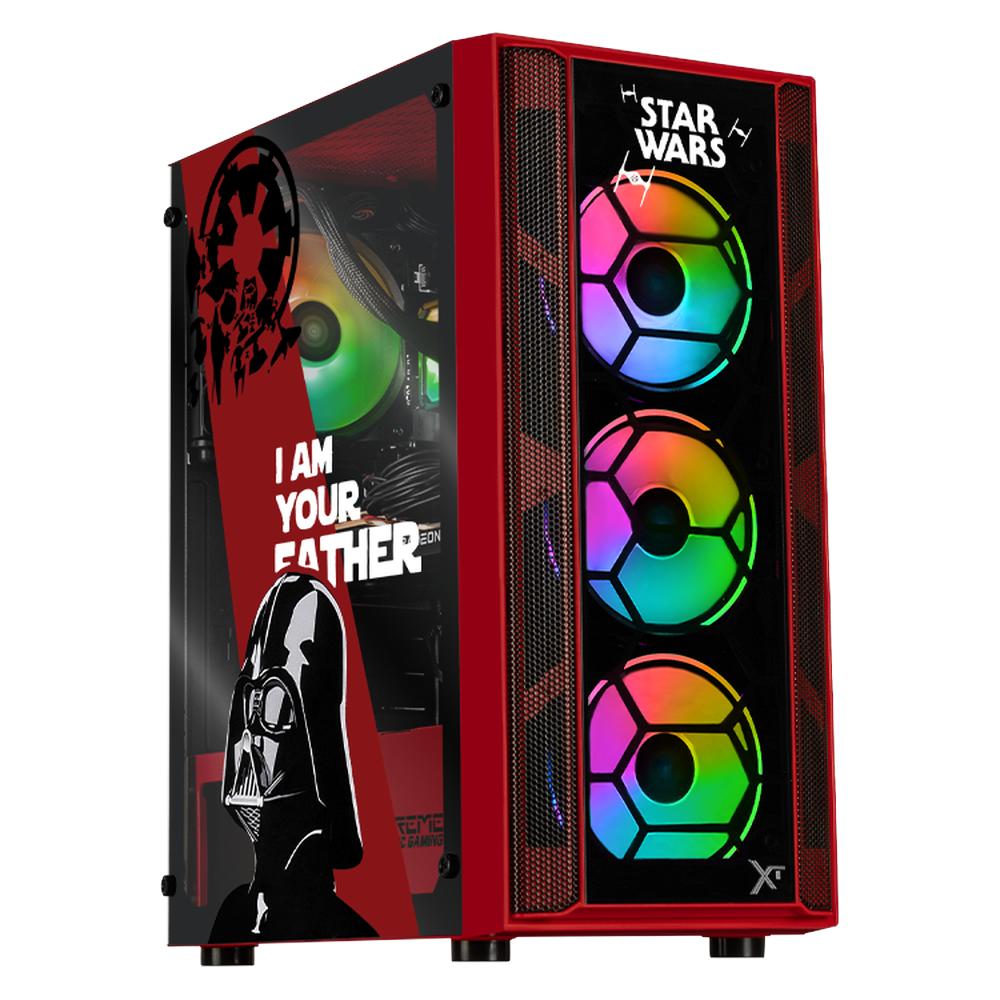 Xtreme Pc Gaming Amd Radeon Rx 7600 Ryzen 7 5700g 32gb Ssd 1tb Sistema Liquido Wifi Darkvader