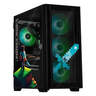 Foto 1 | Xtreme Pc Gaming Amd Radeon Rx 7600 Ryzen 7 5700g 32gb Ssd 1tb Sistema Liquido Wifi Minecraft Steve