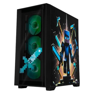 Foto 2 | Xtreme Pc Gaming Amd Radeon Rx 7600 Ryzen 7 5700g 32gb Ssd 1tb Sistema Liquido Wifi Minecraft Steve