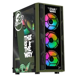 Foto 1 | Xtreme Pc Gaming Amd Radeon Rx 7600 Ryzen 7 5700g 32gb Ssd 1tb Sistema Liquido Wifi Grogu Comic