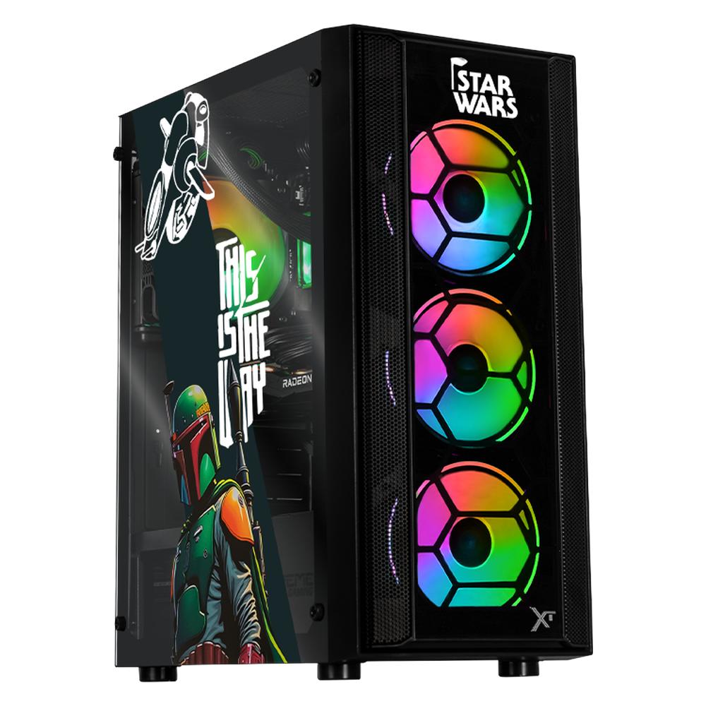 Xtreme Pc Gaming Amd Radeon Rx 7600 Ryzen 7 5700g 32gb Ssd 1tb Sistema Liquido Wifi Boba Comic