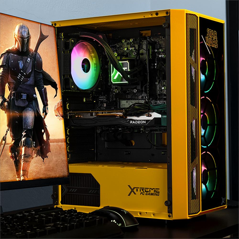 Foto 7 pulgar | Xtreme Pc Gaming Amd Radeon Rx 7600 Ryzen 7 5700g 32gb Ssd 1tb Sistema Liquido Wifi Starwars