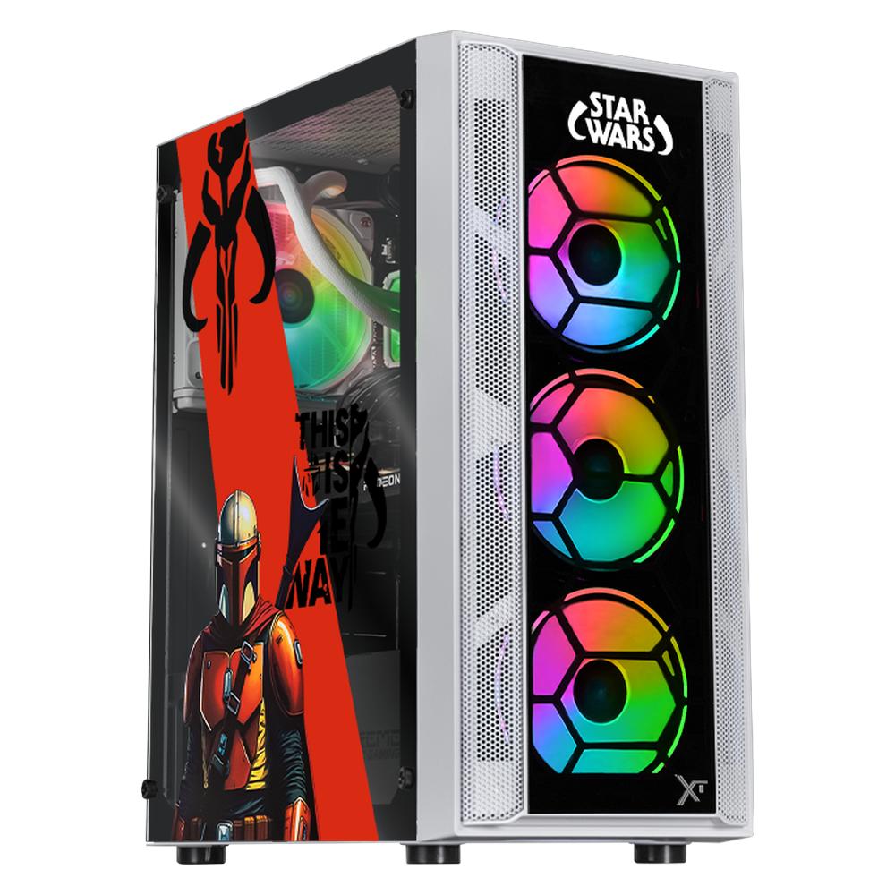 Xtreme Pc Gaming Amd Radeon Rx 7600 Ryzen 7 5700g 32gb Ssd 1tb Sistema Liquido Wifi Mandalorian