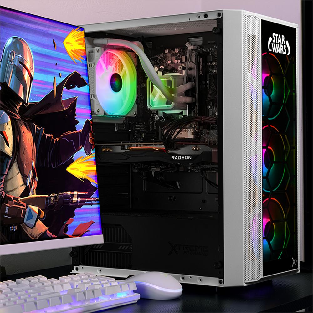 Foto 6 pulgar | Xtreme Pc Gaming Amd Radeon Rx 7600 Ryzen 7 5700g 32gb Ssd 1tb Sistema Liquido Wifi Mandalorian