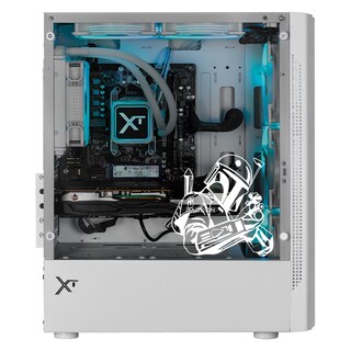 Foto 4 | Xtreme Pc Gaming Amd Radeon Rx 7600 Ryzen 7 5700g 32gb Ssd 1tb Sistema Liquido Wifi Mandalorian Green
