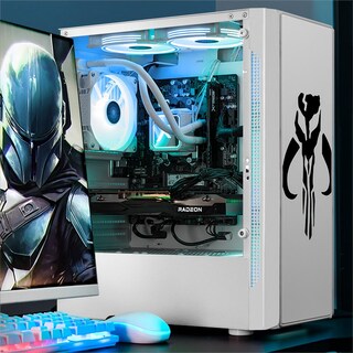 Foto 6 | Xtreme Pc Gaming Amd Radeon Rx 7600 Ryzen 7 5700g 32gb Ssd 1tb Sistema Liquido Wifi Mandalorian Green