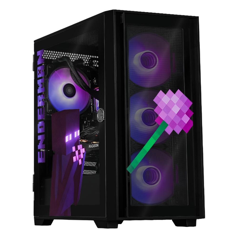 Xtreme Pc Gaming Amd Radeon Rx 7600 Ryzen 7 5700g 32gb Ssd 1tb Sistema Liquido Wifi Minecraft Enderman
