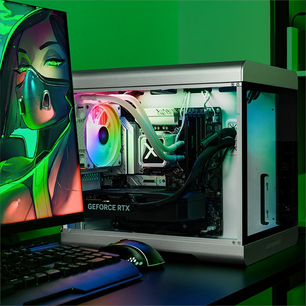 Foto 6 | Pc Gamer Dxtgaming Geforce Rtx 5070 Intel Core I9 14900kf 32gb Ssd 1tb Sistema Liquido Wifi T6 Silver
