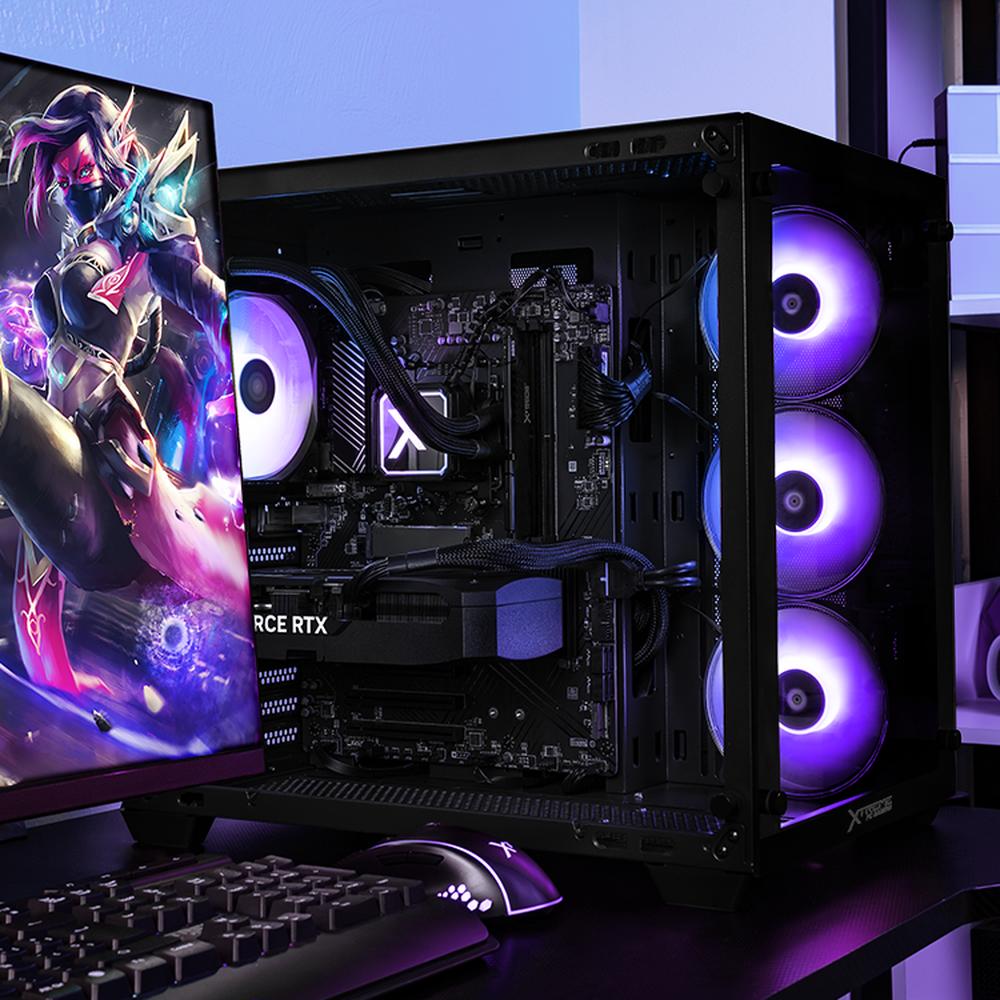 Foto 7 pulgar | Xtreme Pc Gaming Geforce Rtx 5070 Amd Ryzen 9 7900x 32gb Ddr5 Ssd 1tb Sistema Liquido Wifi Tank Pro Black
