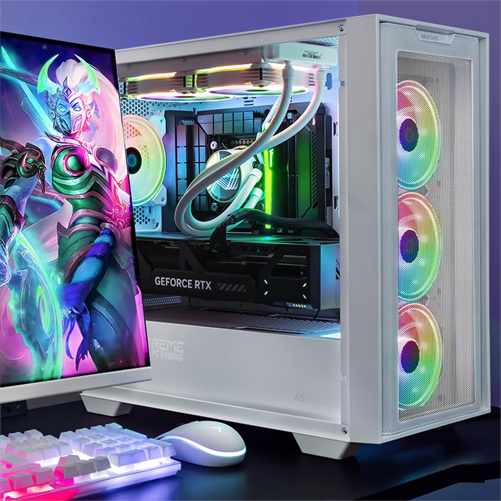 Foto 7 pulgar | Xtreme Pc Gaming Asus Geforce Rtx 5080 Intel Core I9 14900kf 32gb Ddr5 Ssd 2tb Sistema Liquido Wifi White Pba