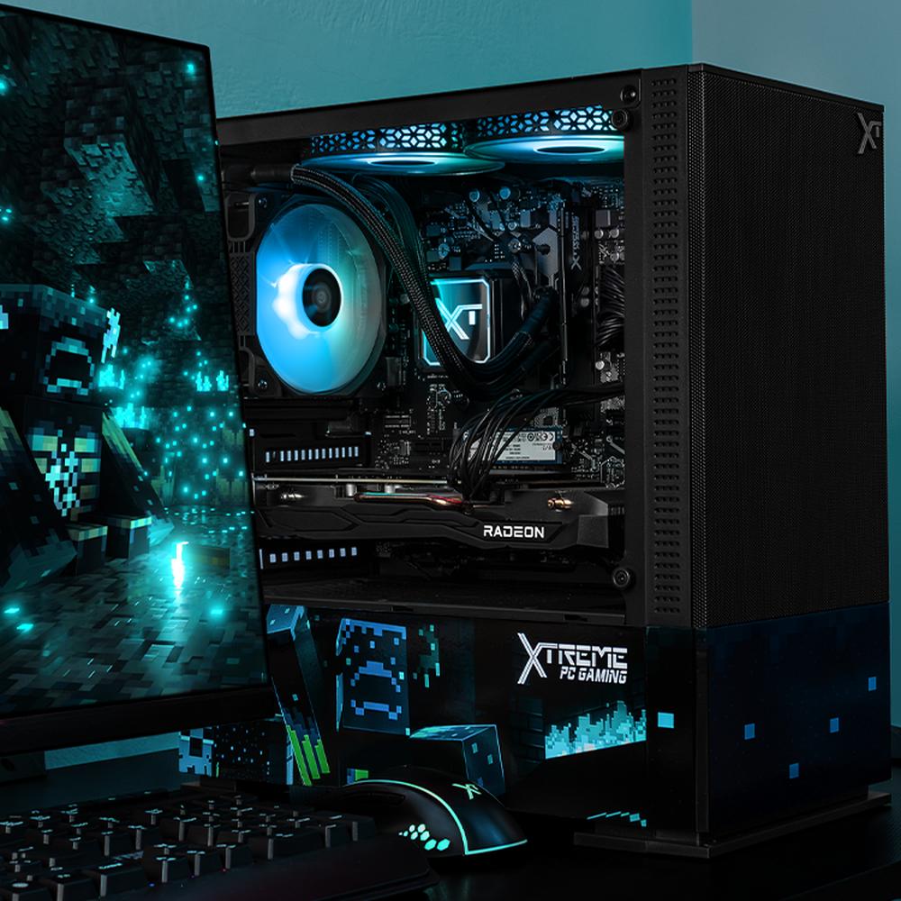 Foto 7 pulgar | Xtreme Pc Gaming Amd Radeon Rx 7600 Ryzen 7 5700g 32gb Ssd 1tb Sistema Liquido Wifi Minecraft Warden
