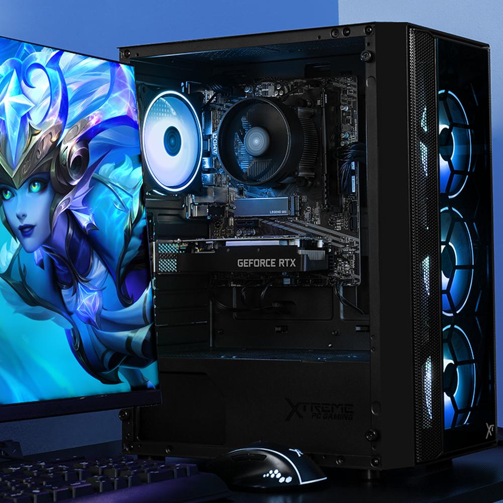 Foto 7 pulgar | Xtreme Pc Gaming Geforce Rtx 3050 Amd Ryzen 7 5700 32gb Ssd 1tb Wifi Black