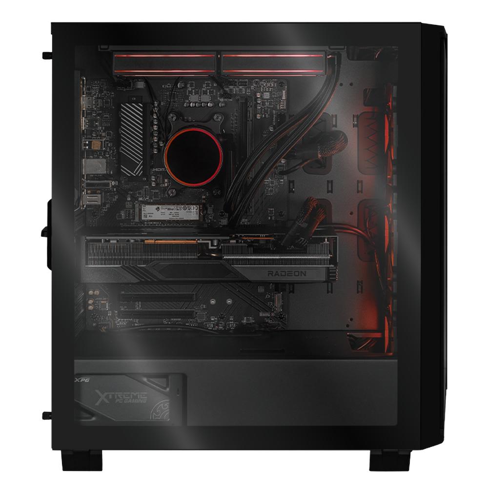 Foto 5 pulgar | Xtreme Pc Gaming Amd Radeon Rx 7800 Xt Ryzen 9 7900x 32gb Ddr5 Ssd 1tb Sistema Liquido Wifi Cruiserst Black