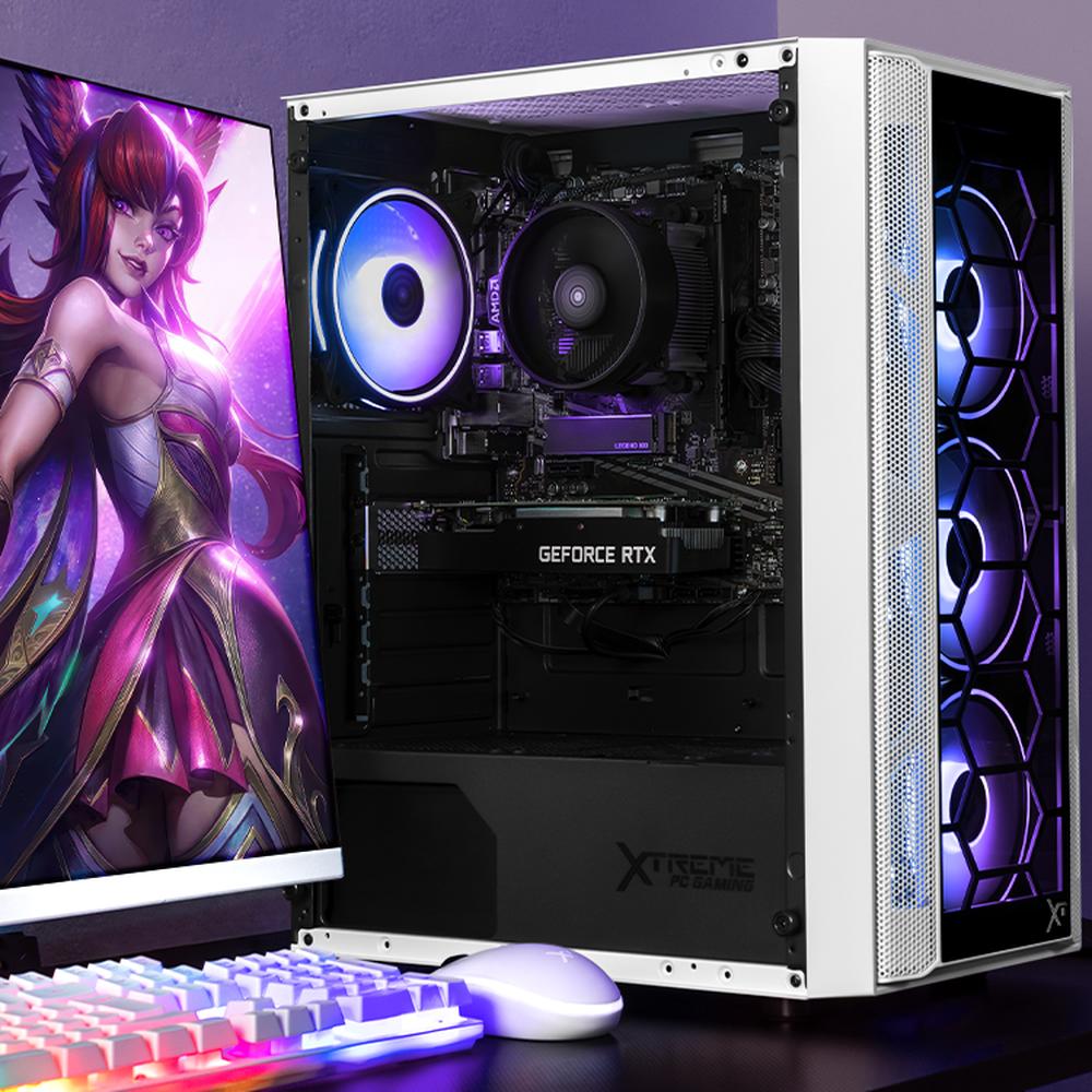 Foto 7 pulgar | Xtreme Pc Gaming Geforce Rtx 3050 Amd Ryzen 7 5700 32gb Ssd 1tb Wifi White