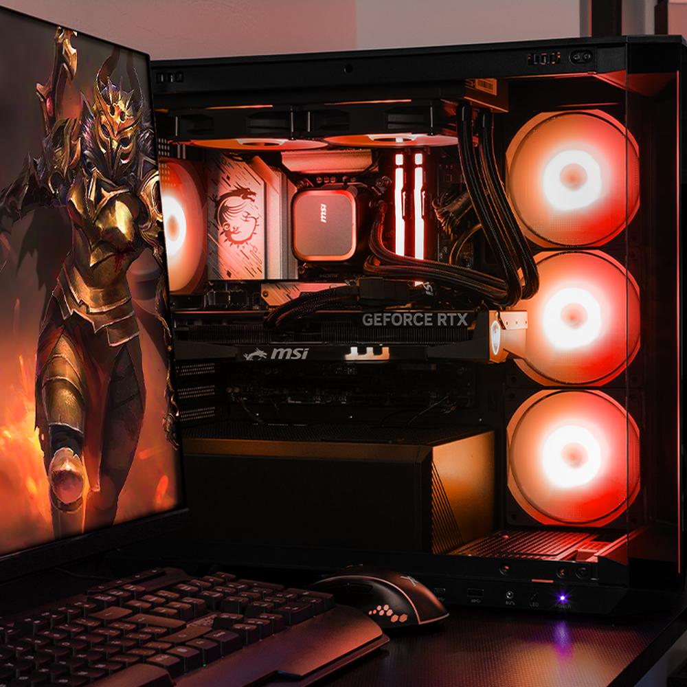 Foto 7 pulgar | Xtreme Pc Gaming Msi Geforce Rtx 5060 Ti Intel Core I7 14700f 32gb Ddr5 Ssd 1tb Sistema Liquido Wifi