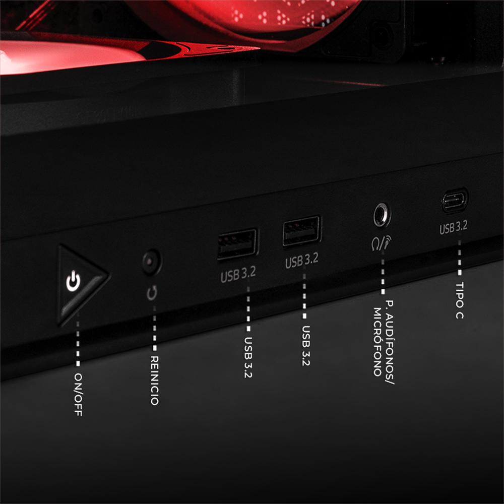Foto 6 pulgar | Xtreme Pc Gaming Xpg Amd Radeon Rx 7700 Xt Ryzen 9 7900x 32gb Ddr5 Ssd 1tb Sistema Liquido Wifi Black