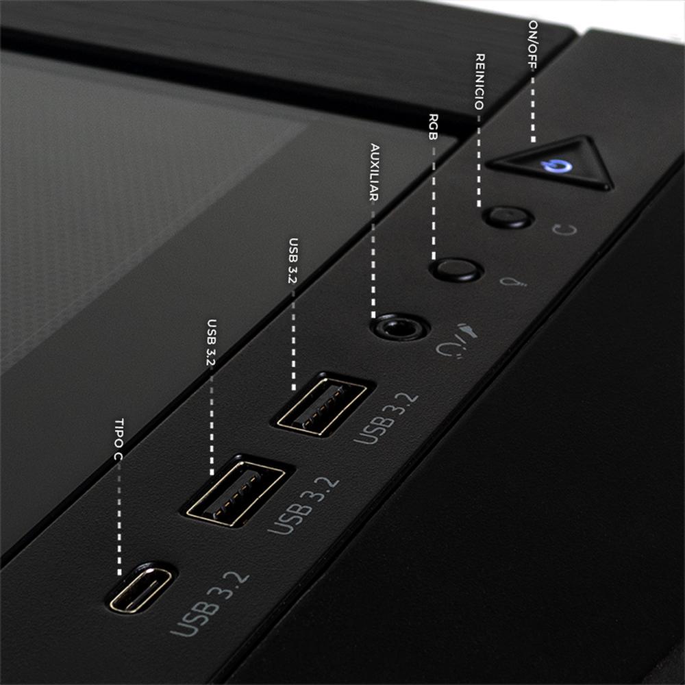 Foto 5 | Xtreme Pc Gaming Xpg Amd Radeon Rx 7700 Xt Intel Core I9 12900f 32gb Ssd 1tb Wifi Black