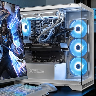 Foto 6 | Xtreme Pc Gaming Xpg Amd Radeon Rx 7700 Xt Ryzen 9 7900x 32gb Ddr5 Ssd 1tb Sistema Liquido Wifi White
