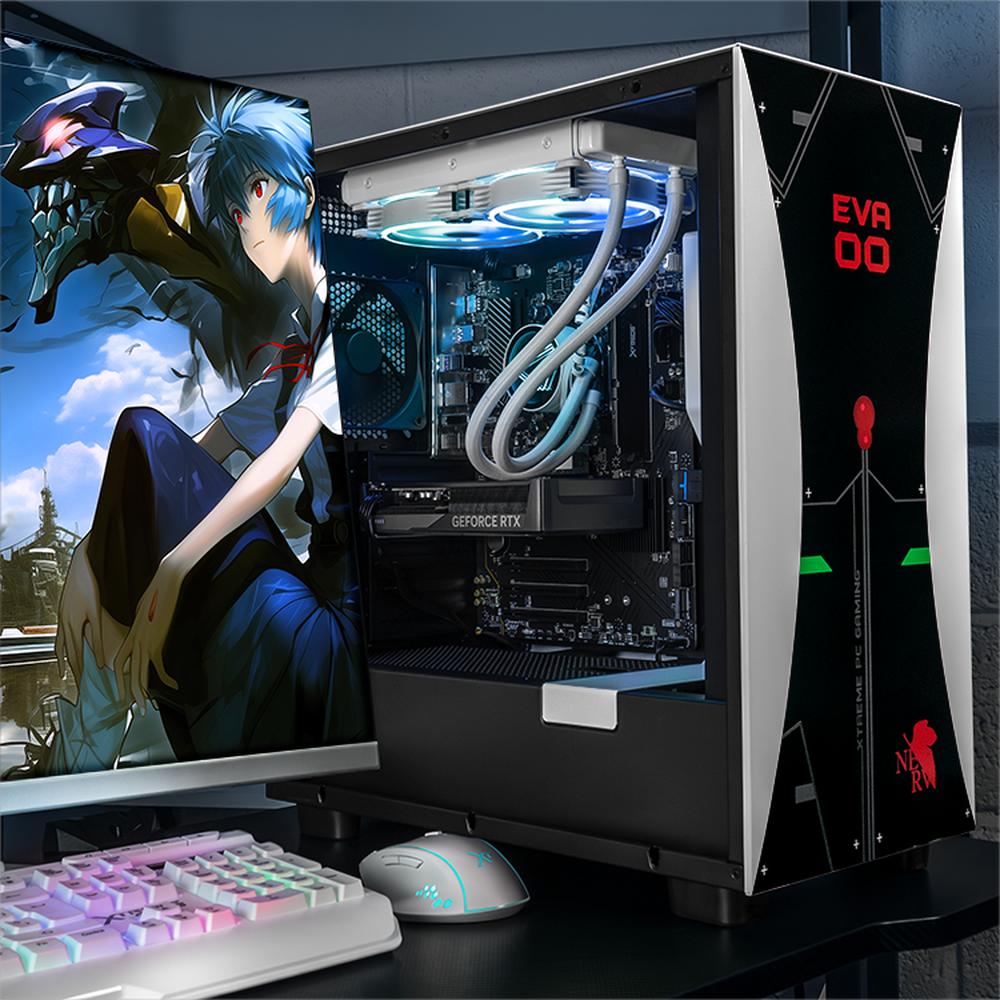 Foto 7 pulgar | Xtreme Pc Gaming Geforce Rtx 5060 Ti Amd Ryzen 9 7900x Ddr5 32gb Ssd 1tb Sistema Liquido Wifi Evangelion 00 White Black