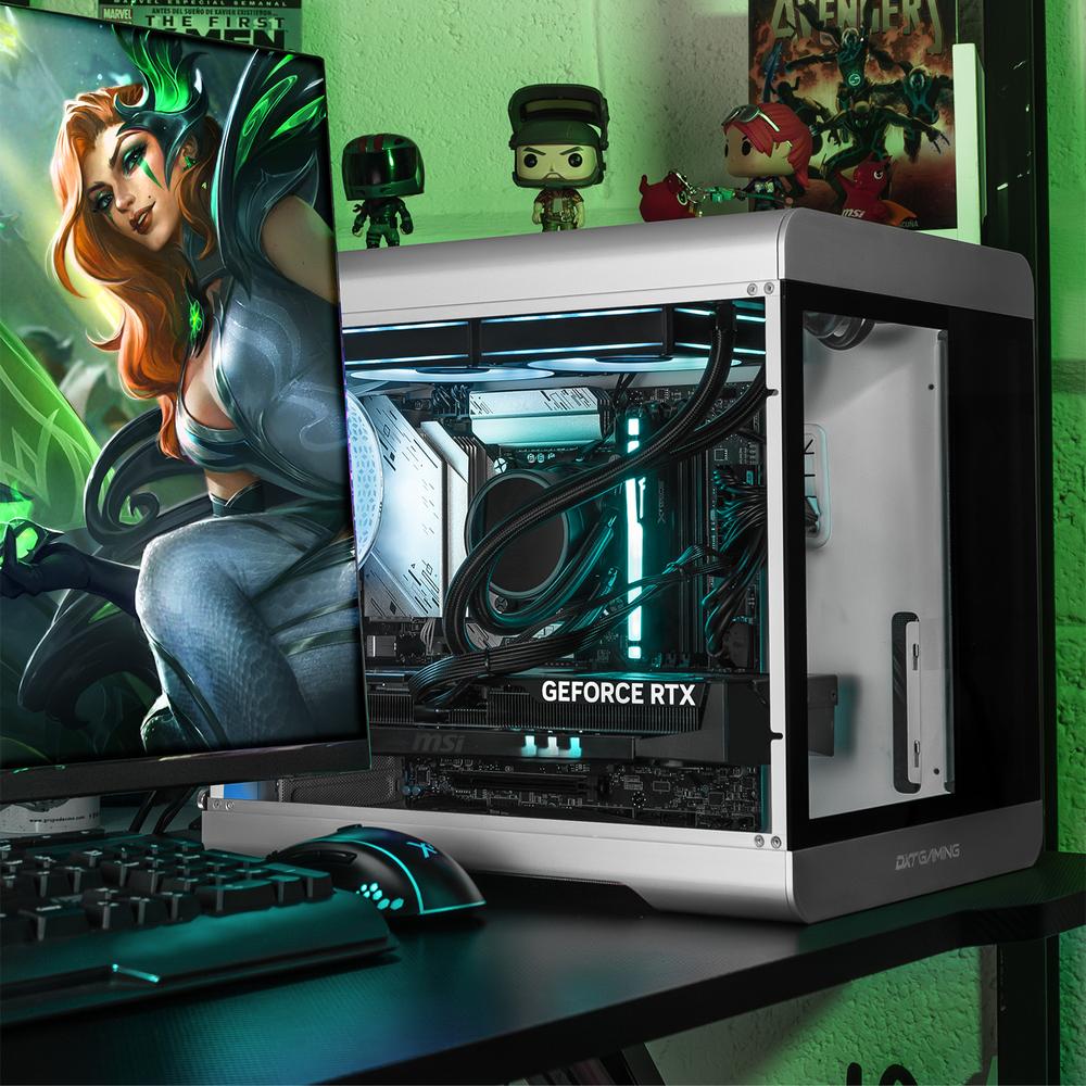 Foto 6 | Pc Gamer Dxt Gaming Geforce Rtx 5060 Ti Intel Core I9 14900kf 32gb Ddr5 Ssd 2tb Sistema Liquido Wifi Silver