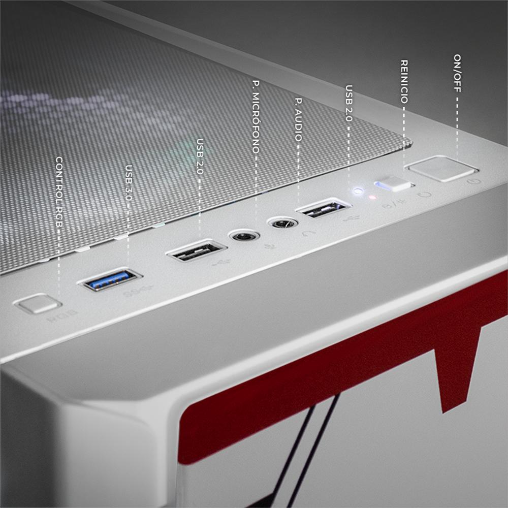 Foto 5 | Xtreme Pc Gaming Geforce Rtx 5060 Ti Amd Ryzen 9 7900x Ddr5 32gb Ssd 1tb Sistema Liquido Wifi Evangelion 00 White