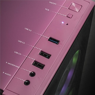 Foto 5 | Xtreme Pc Gaming Computadora Intel Core I5 12400 32gb Ssd 1tb Wifi Pink