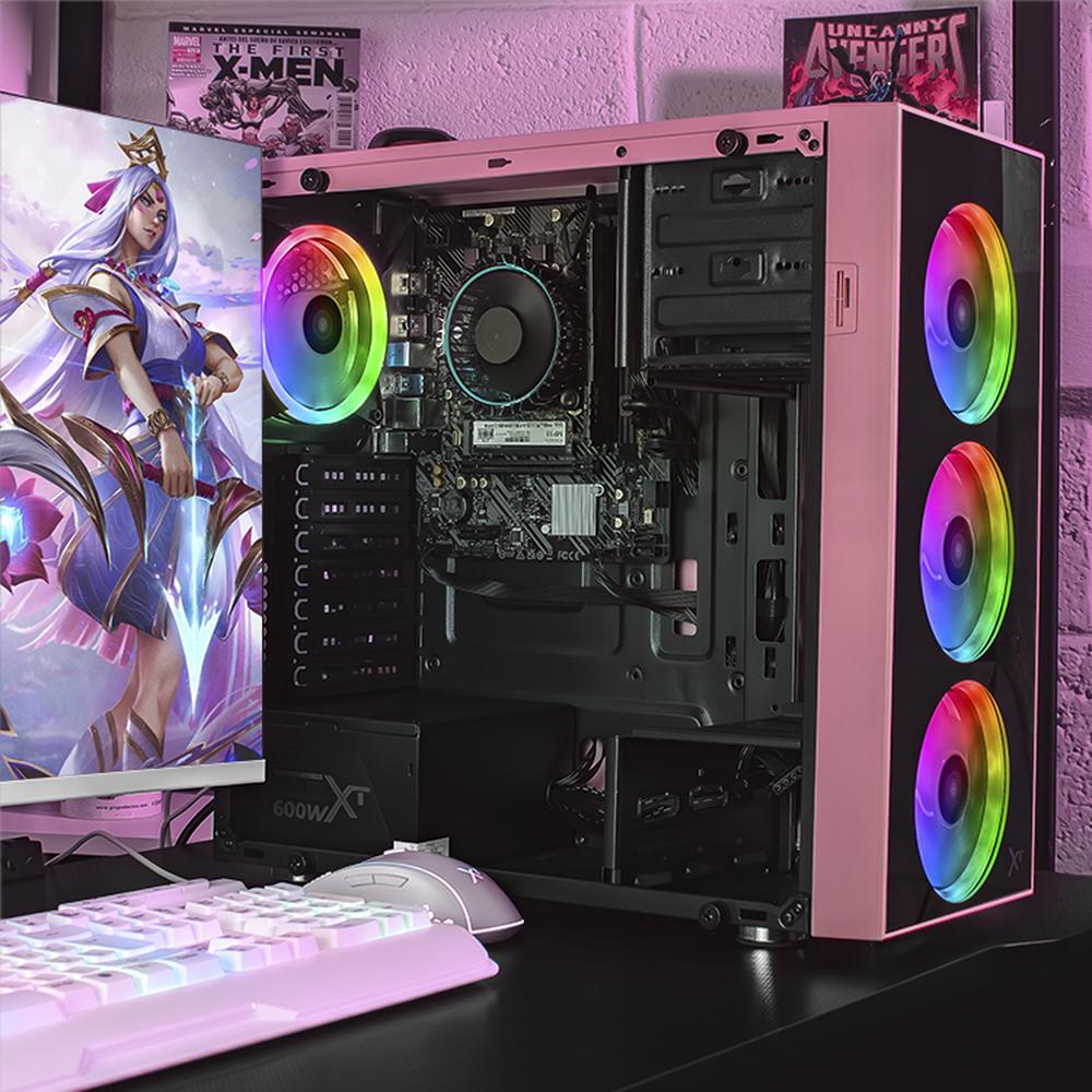Foto 7 pulgar | Xtreme Pc Gaming Computadora Intel Core I5 12400 32gb Ssd 1tb Wifi Pink